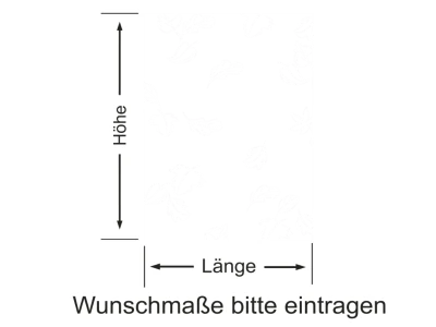 Sichtschutzfolie Blätter - Ansicht Farbauswahl