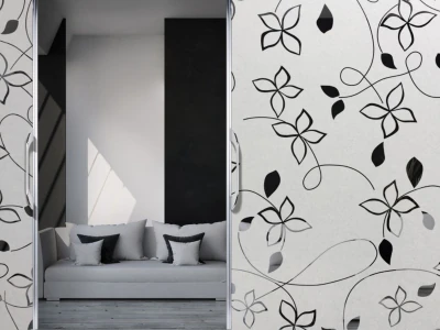 Sichtschutzfolie Blütenzauber