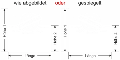 Sichtschutzfolie Gewerbe Coffee Bar - Ansicht Ausrichtung mit Farbauswahl
