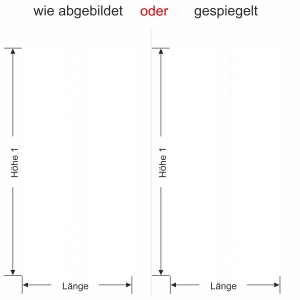 Sichtschutzfolie Gewerbe Kreisdesig - Ansicht Farbauswahl und Anleitung zur Größenberechnung