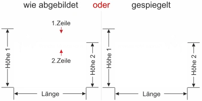 Sichtschutzfolie Tierarzt - Ansicht Farbauswahl