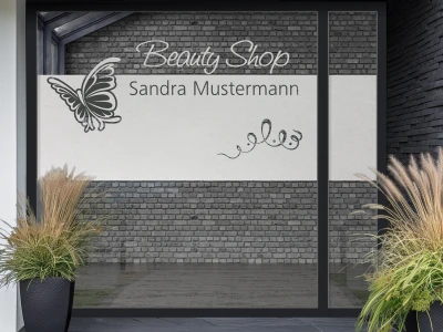 Schönheitssalon Aufkleber